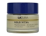 Lacura Gold Vital Nachtcreme mit Manuka Honig-Extrakt sehr Reife Haut 50ml