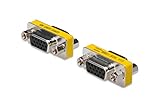 DIGITUS HD D-Sub 15 Gender-Changer - VGA-Adapter - 15-Pin Kupplung - Stecker zu Stecker -...