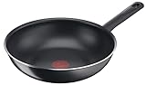 Tefal 28 cm große Wokpfanne, 6 bis 8 Personen, keine Induktion, Antihaftbeschichtung,...