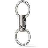 KeyUnity KA15 Doppelend-Swivel-Schlüsselanhänger-Anschluss, drehbarer...