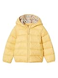 VERTBAUDET Leichte Daunenjacke mit Kapuze für Mädchen, Goldgelb, 10 Jahre