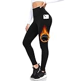 ACTINPUT Thermo Leggings Damen Gefütterte Thermoleggins High Waist Thermohose Winter...