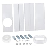 Healeved 1 Satz Abdeckung des Auspuffrohrs der Klimaanlage Klimafenster-Kit ac...