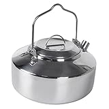 TOYANDONA Edelstahl Camping Wasserkocher Kessel Multifunktional Leicht Kompakt Für...