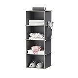 YOUDENOVA Hängeregal Stabiler Hängeorganizer Kleiderschrank Organizer Hängeaufbewahrung...
