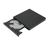 Externes DVD Laufwerk, Tragbarer USB 2.0 DVD Brenner, Externes Optisches Laufwerk,...