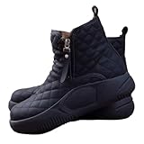 Meindin Lässige Winterstiefel für Damen, hohe Oberseite, wasserdichte Schneestiefel,...