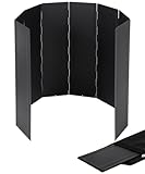 REDCAMP Hoher Campingkocher Windschutzscheibe, 8 Platten Faltbarer tragbarer Campingkocher...