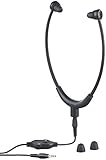 Newgen Medicals Kopfhörer Kabel: TV-Kinnbügel-Kopfhörer mit 3,5-mm-Klinkenanschluss,...