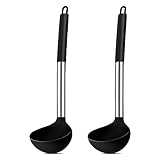 Suppenkelle, Joyfair 2-teiliges Silikon Schöpfkelle Set, Hitzebeständigkeit...