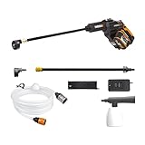 WORX Akku-Hochdruckreiniger 18V(MAX 20V) WG630E.5, PowerShare, geeignet für...