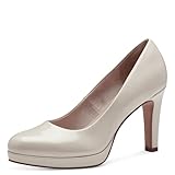 Tamaris Damen Pumps Stilettoabsatz Vegan; Champagne, EU 41