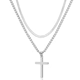 Scinzene Kreuz Kette Herren, Kreuzkette, Kette Mit Kreuz, Kette Kreuz, Kette Mit...