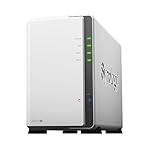 Synology DS218J/4TB-RED 4TB (2x 2TB WD Rot) 2 Bay Desktop NAS-Einheit,...