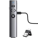 HELLCOOL USB C Presenter, 2.4 GHz Kabellose Presenter mit Laserpointer,...