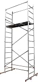 HOME MASTER Heimwerken Gerüstturm | Fahrbares Arbeitsgerüst | Chnelle Montage |...