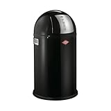Wesco Pushboy junior Mülleimer in der Farbe schwarz, pulverbeschichtetes...
