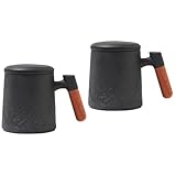 Alipis 2 Sets Keramiktasse Mit Tee Ei Teetasse Isoliertes Sieb Wasserkocher Eisgekühlt...