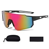 JXCTNNU Sportbrille Polarisiert Sport Sonnenbrille Herren Damen Radsportbrillen...