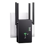 WLAN Repeater WLAN Verstärker Steckdose 1200Mbit/s Dualband 2,4GHz+5GHz WiFi Verstärker...