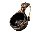 Norse Empire Traditioneller Kuksa-Tasse, 340 ml, ultimativer einzigartiger handgefertigter...
