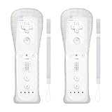 SWCTIM Wii Controller 2 Pack,Wii U Controller mit Silikonhülle und Handgelenkriemen,Nicht...