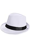 Coucoland Panama Hut Mafia Gangster Herren Fedora Trilby Bogart Hut Herren 1938s Gatsby...
