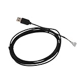 Myazs Ersatz-USB-Maus-Kabel, Mausleitungen für G102 G Mauskabel, Maus-Kabelhalter