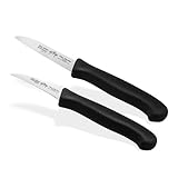 Otto Herder 2er Messer Set 1x Obstmesser und 1x Gemüsemesser, 16,5cm und 18,3cm, Messer...