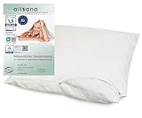 allsana Allergiker Kissenbezug 80x80 cm | Allergie Bettwäsche | Anti Milben Encasing |...