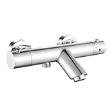 Badewannenarmatur mit Thermostat, Runden Duscharmatur Thermostat Wannenarmatur,...