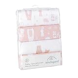 Kindsgard Molton-Spucktücher handklad 4er Pack aus hochwertiger 100% Baumwolle,...