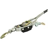 TRUTZHOLM Handseilwinde 4t Seilwinde Flaschenzug Hebezug Seilzug 4000 kg Hand...