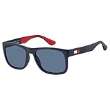 Tommy Hilfiger Herren TH 15 56/S Sonnenbrille, Mehrfarbig (BL REDWHT), 56