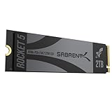 Sabrent NVMe SSD M.2 2TB Rocket 5 X4, Interne SSD PCIe GEN 5 2280 14GB/s (SB-RKT5-2TB)
