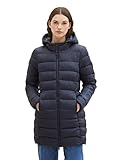 TOM TAILOR Denim Damen 1038551 Lightweight Steppmantel mit Kapuze, 10668-sky...