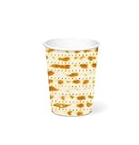 Whaline Pappbecher mit Passover Matzo, 266 ml, Einwegbecher, Trinkbecher für Saft,...