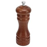 Holz-Pfeffermühle, Rostfreier Edelstahlkern, Manuelle Salzmühle für die Küche,...