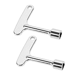 TEHAUX 2 Stück Teiliges Mülltonnenschlüssel Langlebiger Legierung Robust und...