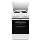 Gorenje GE5A23WH Standherd, 74 Liter, PerfectGrill, Pizza Mode 300°C, AquaClean, Made in...