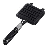 Waffelbacktopf, quadratisch, isolierter Griff, Waffeleisen aus Aluminiumlegierung mit...