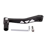 GOOFIT Black CNC 0.47 Zoll Universal Motorrad Schalthebel Aluminium Faltgetriebe...