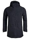 VAUDE Herren Jacke Idris Wool Parka, black, XL, 41562