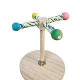 Bird Barch Stand Tabletop - Cockatiel Climbing Branch Toy | Hölzerne Stehende Gabel,...