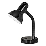 EGLO Tischlampe Basic, Schreibtischlampe Kinder, Leselampe Schwanenhals, flexible...