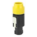 Cryfokt Audiokabelstecker, Hocheffizienter, Weit Verbreiteter Speakon-Kabelstecker, für...