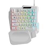Mechanische Gaming-Tastatur – kabelgebundene RGB-Tastatur mit Klick-Schaltern |...