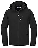 33,000ft Softshelljacke für Herren Wasserdicht Winterjacke Winddicht Warme Fleece...