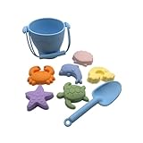 PACHENKIEL Sandkastenspielzeug aus Silikon für Jungs und Mädchen buntes Sand Förmchen...