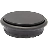 WAGNER Bodentürstopper BIG DISK COLOR BLACK - Durchmesser Ø 98 x 30 mm, Industriestahl...